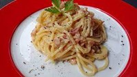 Kochen Spagetti Carbonara